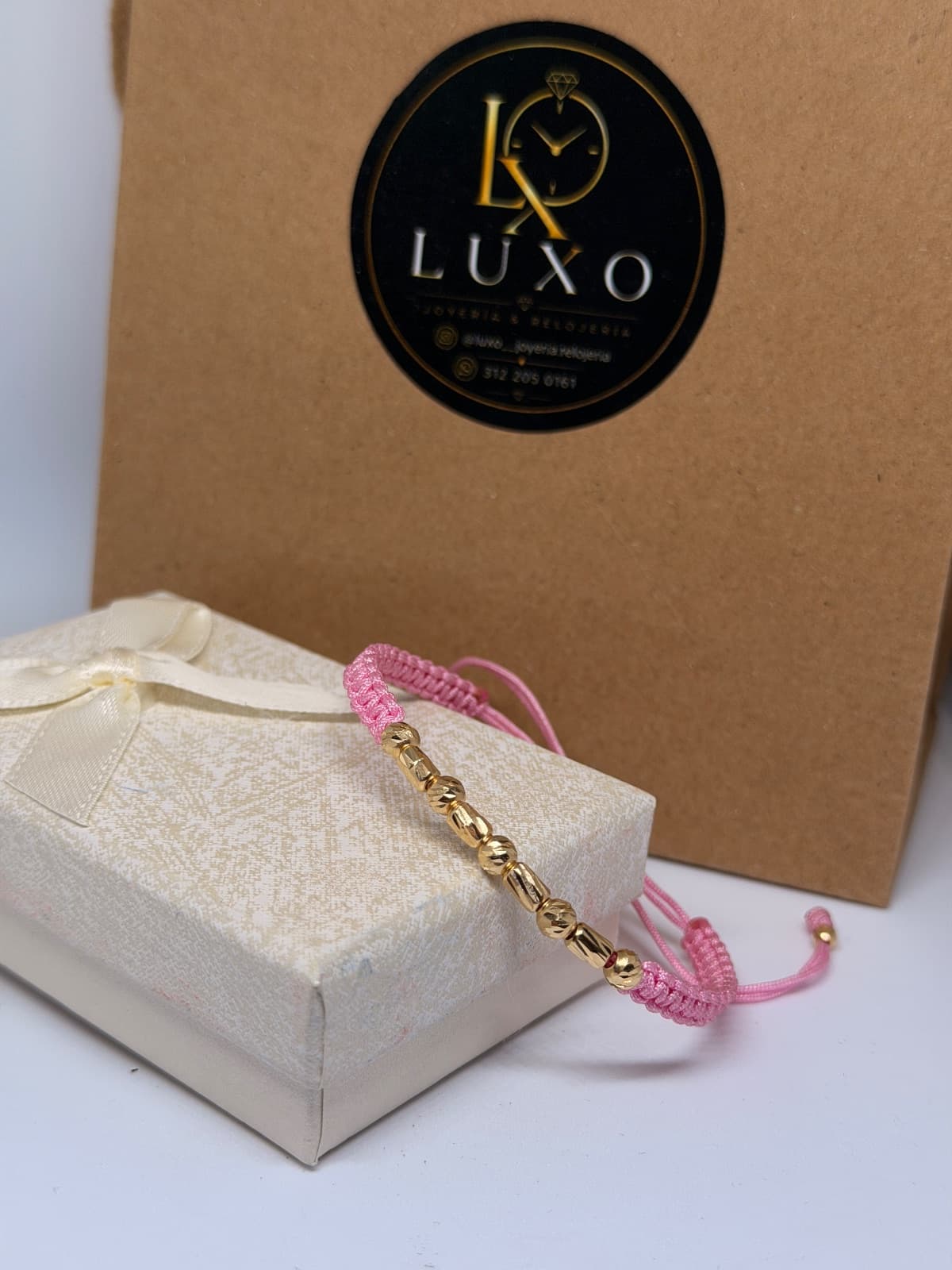 Pulsera aura rosa 