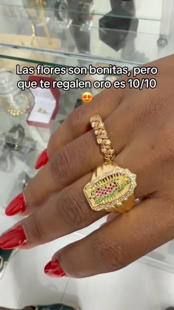 Reel de clienta LUXO: que te regalen oro es 10/10